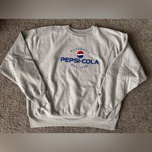 Authentic Grey Crewneck Sweatshirt by Champion